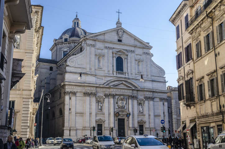 173 - Italia - Roma - iglesia del Santo Nombre de Jesus